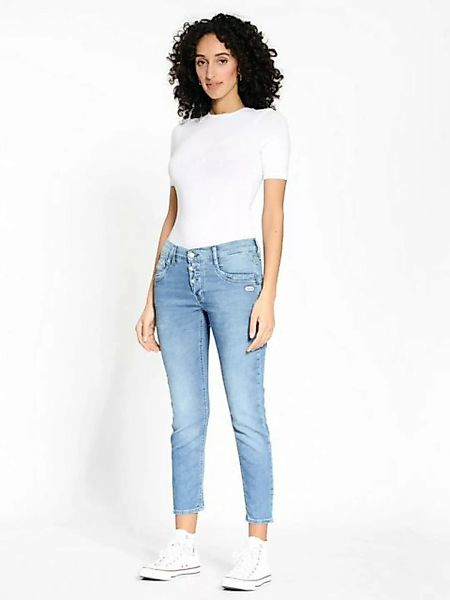 GANG 5-Pocket-Jeans Jeans Gerda Cropped Midblue günstig online kaufen
