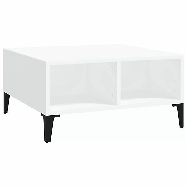 vidaXL Couchtisch Weiß 60x60x30 cm Holzwerkstoff Modell 1 günstig online kaufen