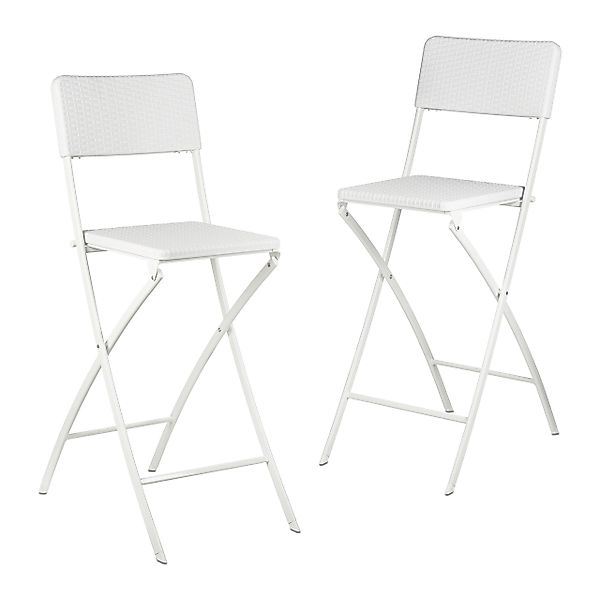 relaxdays Barhocker 2er Set Barhocker Rattan günstig online kaufen
