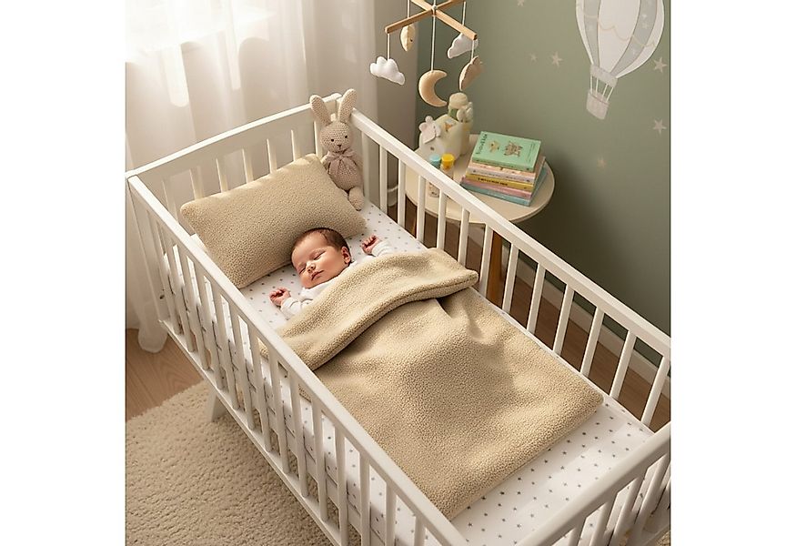 Babydecke BOUCLÉ 60x75 cm Winter Babydecke für Kinderwagen & Bett Weich, Wa günstig online kaufen