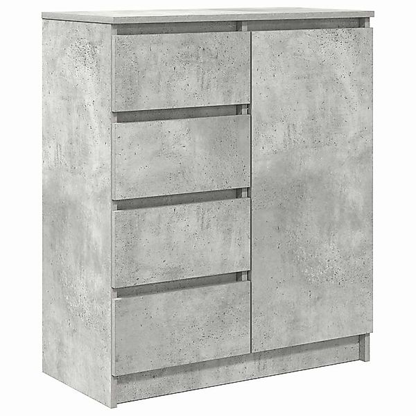 vidaXL Sideboard Sideboard mit Schubladen Betongrau günstig online kaufen