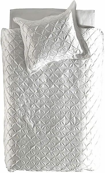 YELLOW Bettwäsche »Como-4« 2 Stk. tlg. Rautenmuster, 100% Baumwolle ab 135x günstig online kaufen