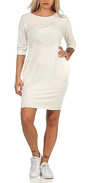 CLEO STYLE Sweatkleid Sweat Kleid 420 Wollweiß günstig online kaufen