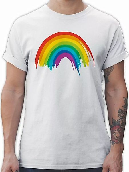 Shirtracer T-Shirt Regenbogen LGBT & LGBTQ LGBT Kleidung günstig online kaufen