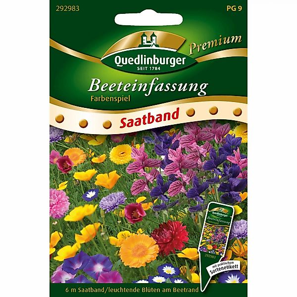 Quedlinburger Beeteinfassung Farbenspiel Saatband günstig online kaufen