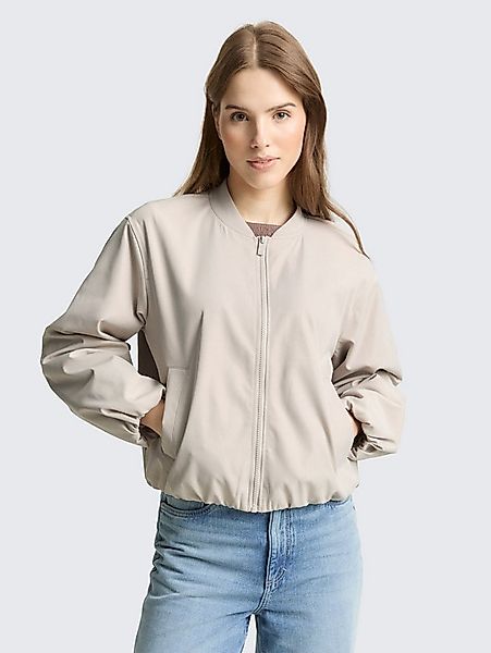 TOM TAILOR Denim Sommerjacke Jacken Bomberjacke aus wasserabweisendem Mater günstig online kaufen