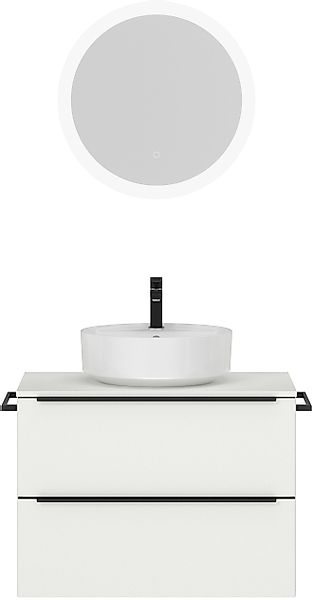 nobilia® Badmöbel-Set »Alvene«, (2 St., vormontiert, mit Soft-Close), inkl. günstig online kaufen