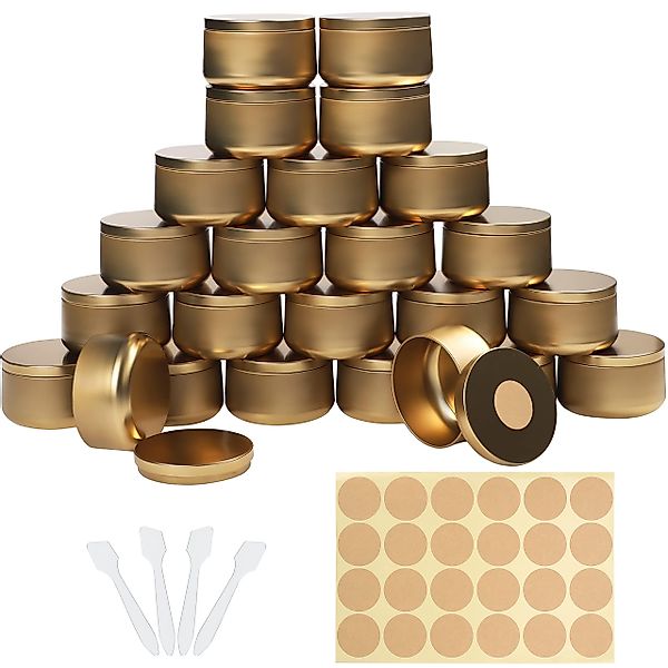 Belle Vous Formkerze Gold-Metall-Kerzengießzubehör: 24 Stück günstig online kaufen