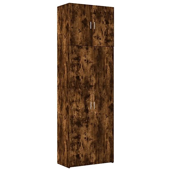 vidaXL Highboard Räuchereiche 80x42,5x249 cm Holzwerkstoff 3281368 günstig online kaufen