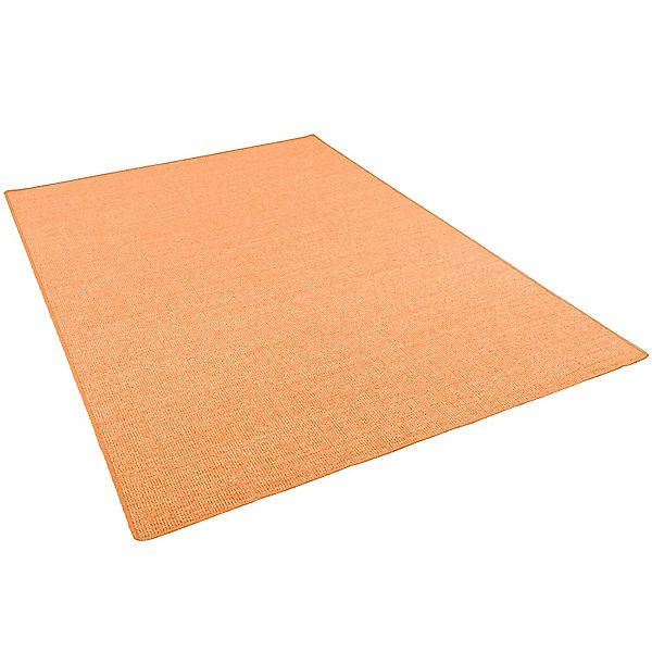 Snapstyle Sisal Natur Teppich Klassisch Orange  133x133 cm günstig online kaufen