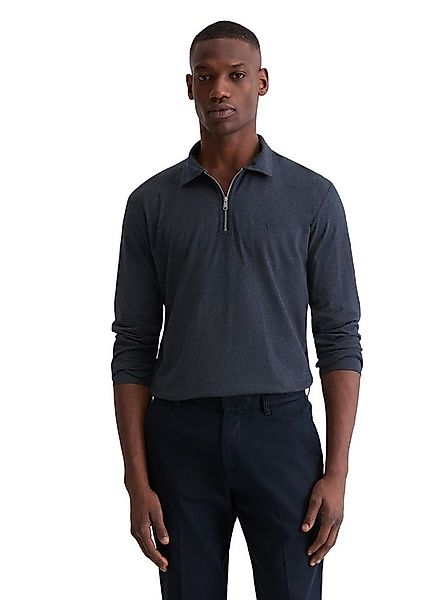Marc O'Polo Langarm-Poloshirt Jersey regular fit aus reiner Bio-Baumwolle günstig online kaufen