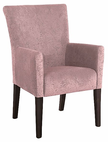 Home affaire Esszimmerstuhl "King" () Polsterstuhl, Armlehnstuhl, Gestell M günstig online kaufen