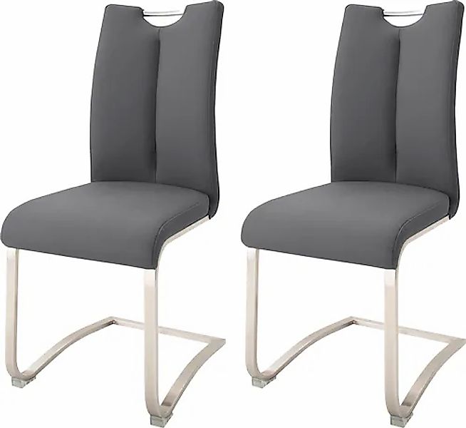 MCA furniture Freischwinger »Artos«, (Set), 2 St., Leder, Stuhl mit Echtled günstig online kaufen