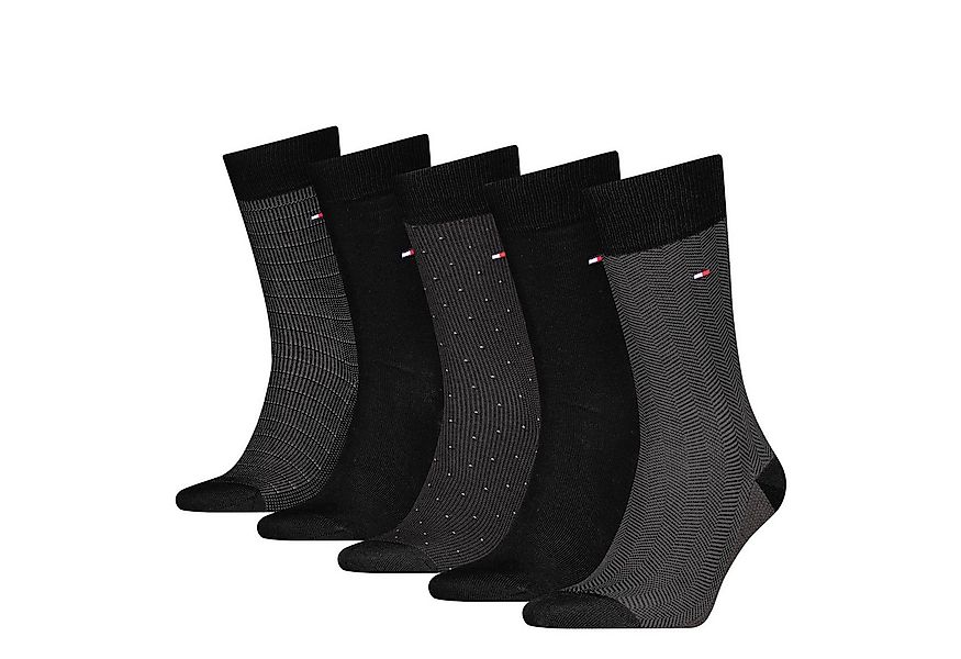 Tommy Hilfiger Socken TH MEN SOCK 5P GIFTBOX HERRINGBONE DOT (5er Pack) günstig online kaufen