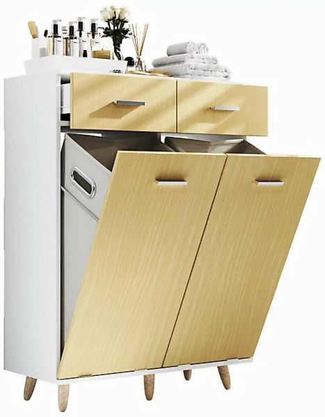 VCM Hochschrank Wäscheschrank Wäschetruhe Wäschebox Landos L (1-St) günstig online kaufen