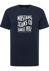 MUSTANG Kurzarmshirt "Style Austin" mit Logo-Print günstig online kaufen