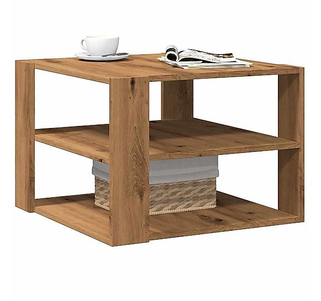 vidaXL Couchtisch, Couchtisch Artisan-Eiche 58x58x40 cm Holzwerkstoff günstig online kaufen