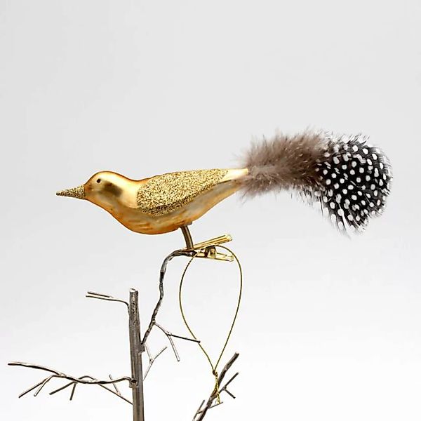 Deko-Figur Klemmvogel 10x4 cm von Werner Voss Gold günstig online kaufen