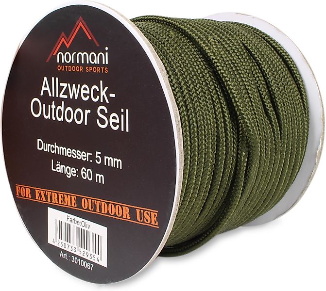 normani Allzweck-Outdoor-Seil 5 mm x 60 günstig online kaufen