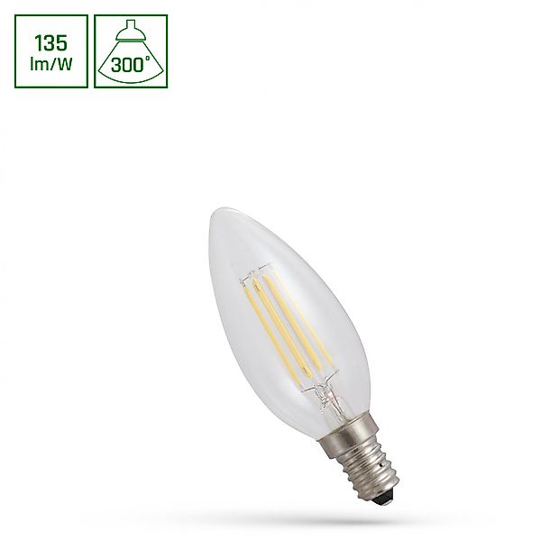 SpectrumLED LED-Leuchtmittel LED E14 C35 Filament günstig online kaufen