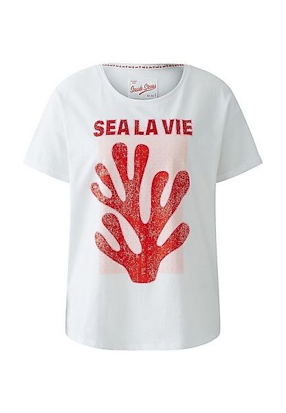 Oui T-Shirt T-Shirt 100% Biobaumwolle günstig online kaufen