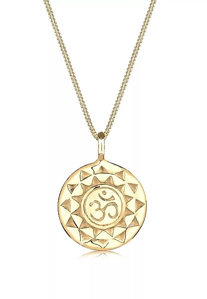 Elli Kette mit Anhänger "Yoga Mantra Om Symbol Talisman 925 Silber" günstig online kaufen