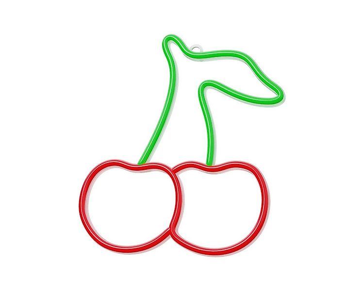 Forever Light LED Dekolicht Neolia Neon LED-Leuchte CHERRY grün/rot – NNE23 günstig online kaufen