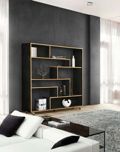 andas Raumteilerregal Sten, auf Rollen, mit günstig online kaufen