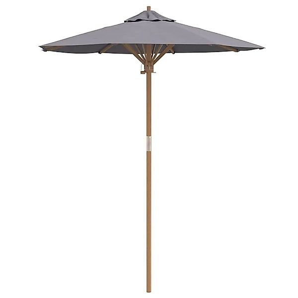 vidaXL Gartenparasol Dunkelgrau 180 x 180 x 230 cm Bambus 4108085 günstig online kaufen