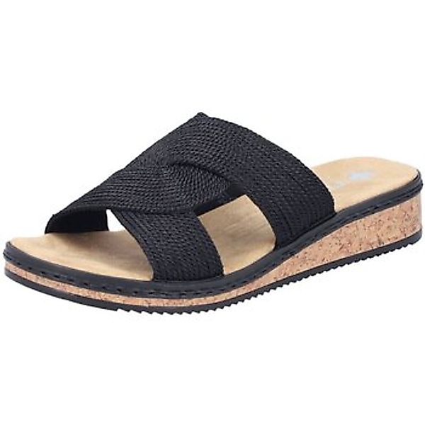 Rieker Pantolette Sommerschuh, Schlappen, Hausschuh, Keilabsatz, günstig online kaufen