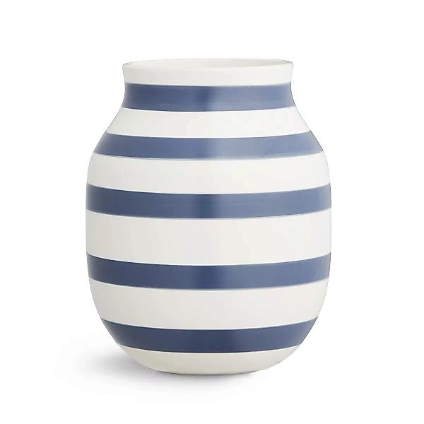 Omaggio Vase medium 20cm stahlblau günstig online kaufen