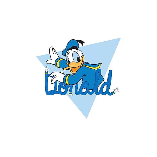 Komar Wandbild Donald Duck Triangle Disney B/L: ca. 40x50 cm günstig online kaufen
