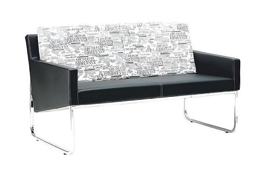 JVmoebel 2-Sitzer Sofa 2 Sitzer Leder Sofas Couch Polster Garnitur Büromöbe günstig online kaufen