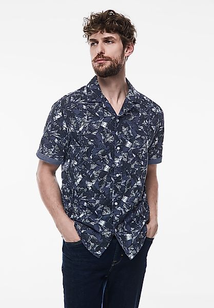 STREET ONE MEN Kurzarmhemd aus reiner günstig online kaufen