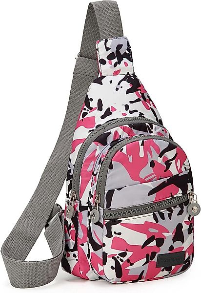 REDOM Schultertasche Brusttasche Sling Rucksack Umhängetasche günstig online kaufen
