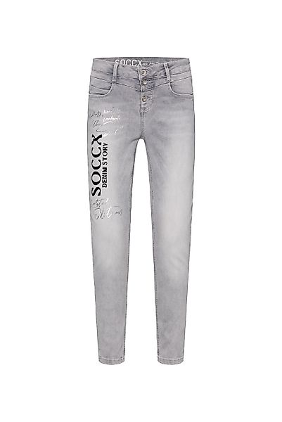 SOCCX Slim-fit-Jeans, mit normaler Leibhöhe günstig online kaufen