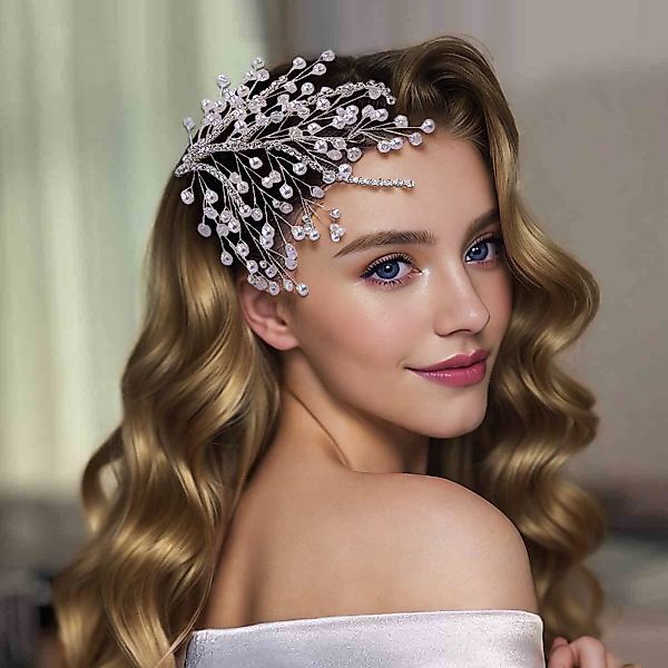 RWEUOQ Haarspange Haarspange Blumenstirnband Hochzeit Haarkamm günstig online kaufen