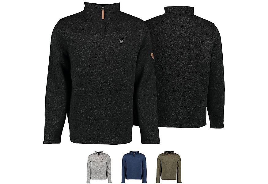 German Wear Strickfleece-Pullover OP8 Herren Jagd Fleecepullover Strickflee günstig online kaufen