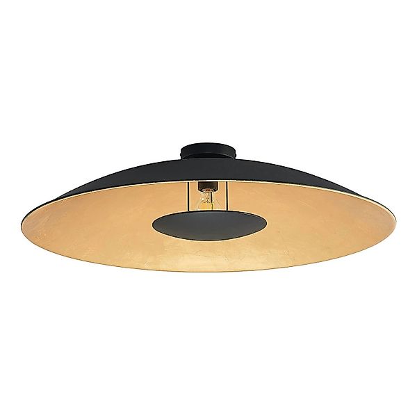 Lindby Deckenlampe Narisara 9627743 Modern in Schwarz aus Metall 1-flammig günstig online kaufen