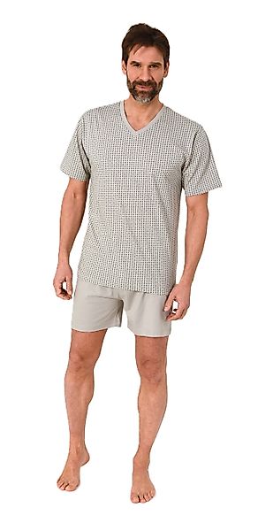 Normann Pyjama Normann Herren kurzarm Schlafanzug günstig online kaufen