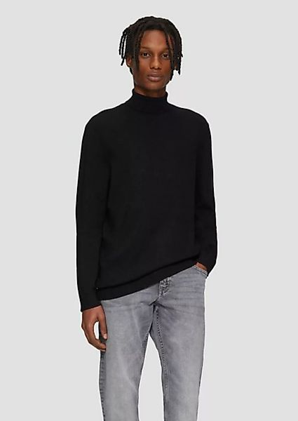 QS Strickpullover Slim-Fit-Pullover mit Rollkragen günstig online kaufen