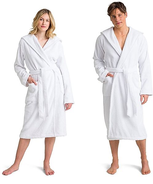 Möve Unisex-Bademantel Superwuschel Kapuze, ideal für günstig online kaufen