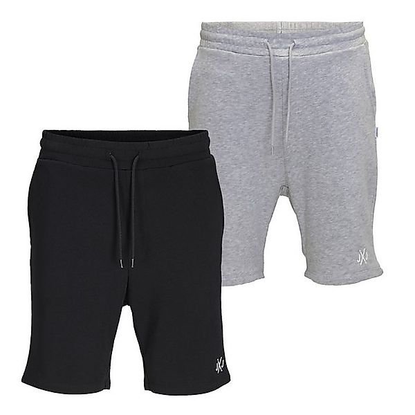 Jack & Jones Shorts JPSTGORDON JJBRAD SWEAT SHORTS 2-Pack Kurze Herrenhose günstig online kaufen