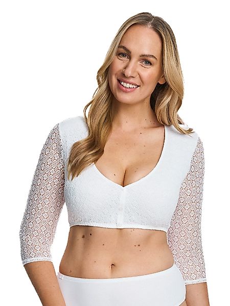 Susa Dirndlbluse Dirndlbluse 3/4 Arm Wiesn-Zauber günstig online kaufen