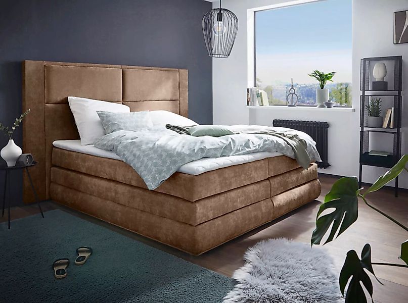 COLLECTION AB Boxspringbett Copenhagen, inklusive Bettkasten und Topper, wa günstig online kaufen