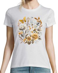Youth Designz Print-Shirt Flowers Botanic Damen günstig online kaufen
