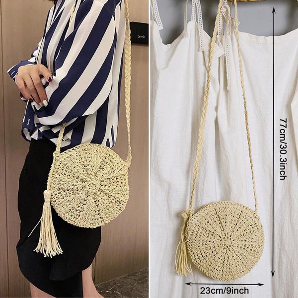 Coonoor Strandtasche Vintage Strandtasche Strand Stroh günstig online kaufen