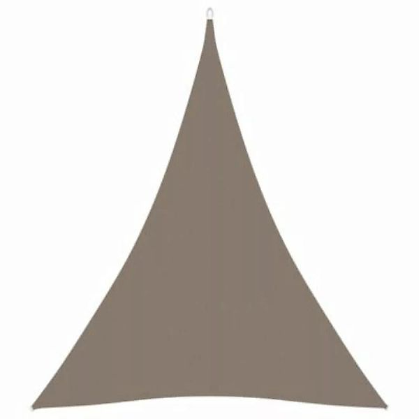 vidaXL Sonnensegel Oxford-Gewebe Dreieckig 5x7x7 m Taupe Sonnensegel taupe günstig online kaufen
