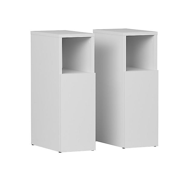 Vicco Nachtschrank Enton, Weiß, 2er set günstig online kaufen
