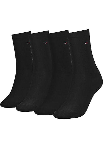 Tommy Hilfiger Socken "TH WOMEN 4P SOCK ECOM" 4 Stk. tlg. mit Logostickerei günstig online kaufen